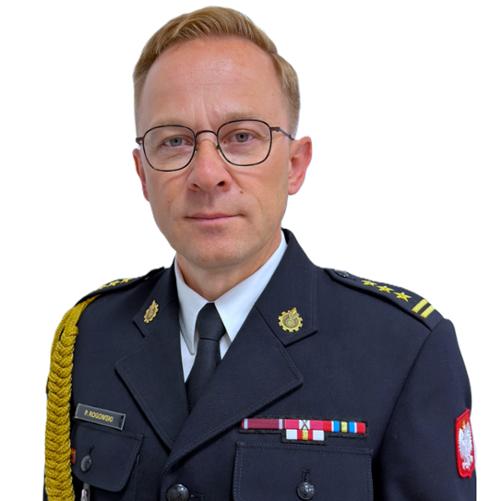 Zastępca Komendanta Powiatowego PSP w Wąbrzeźnie st.bryg. mgr inż. Piotr Rogowski