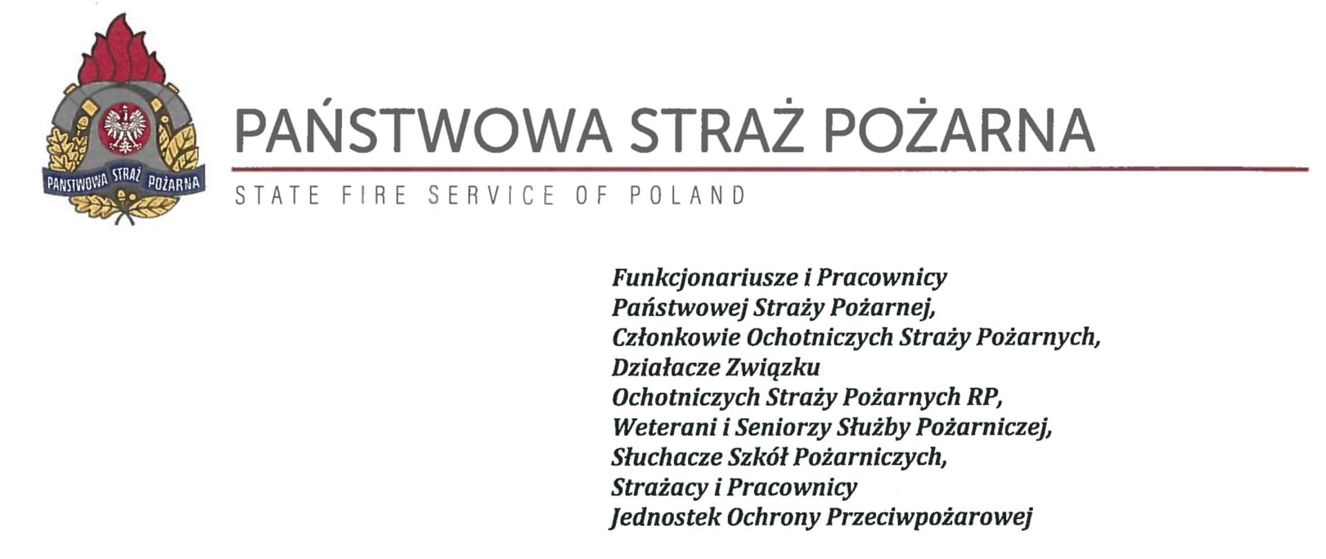 Życzenia Komendanta Głównego PSP z okazji Dnia Strażaka 2022