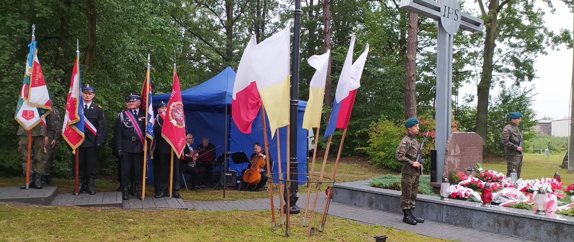83.Rocznica Mordu Żołnierzy WP W lesie k. Dąbrowy pow. lipski