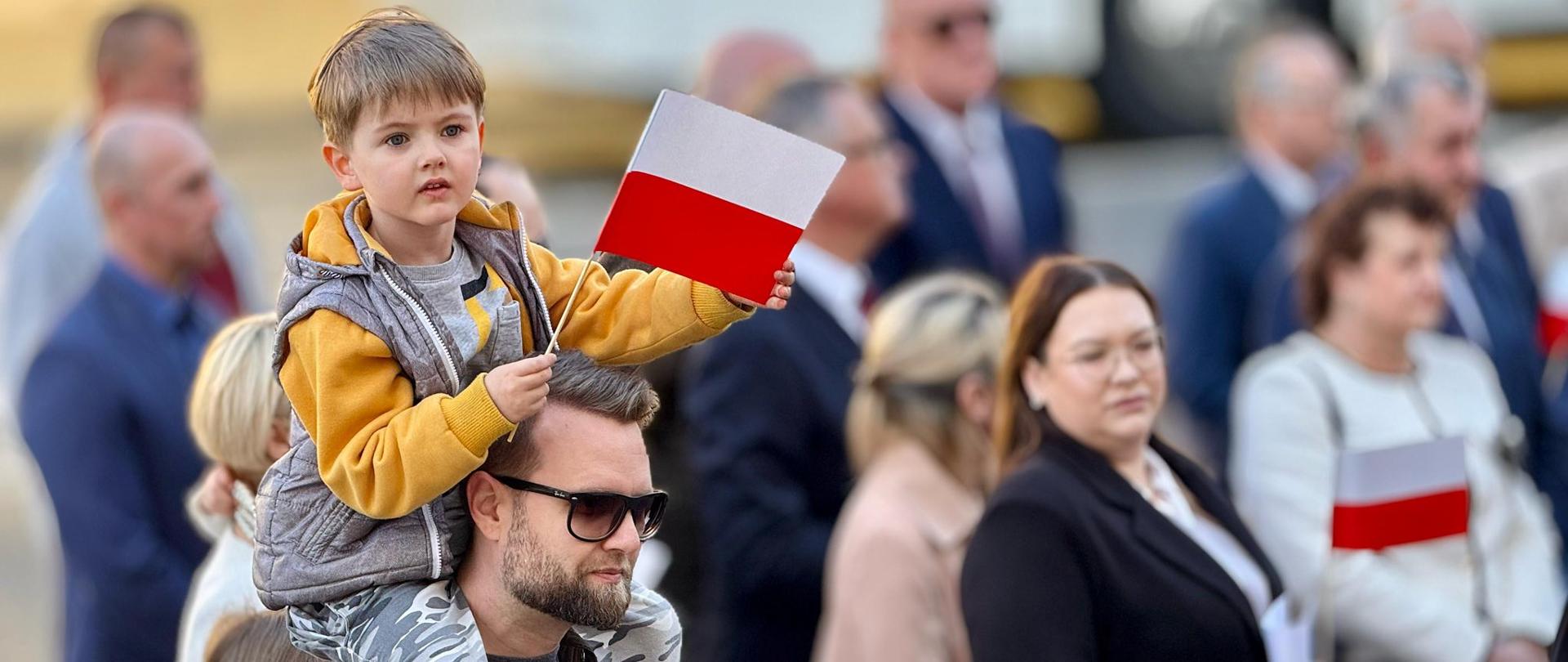 Uroczyste obchody Święta Flagi Rzeczypospolitej Polskiej w Olsztynie