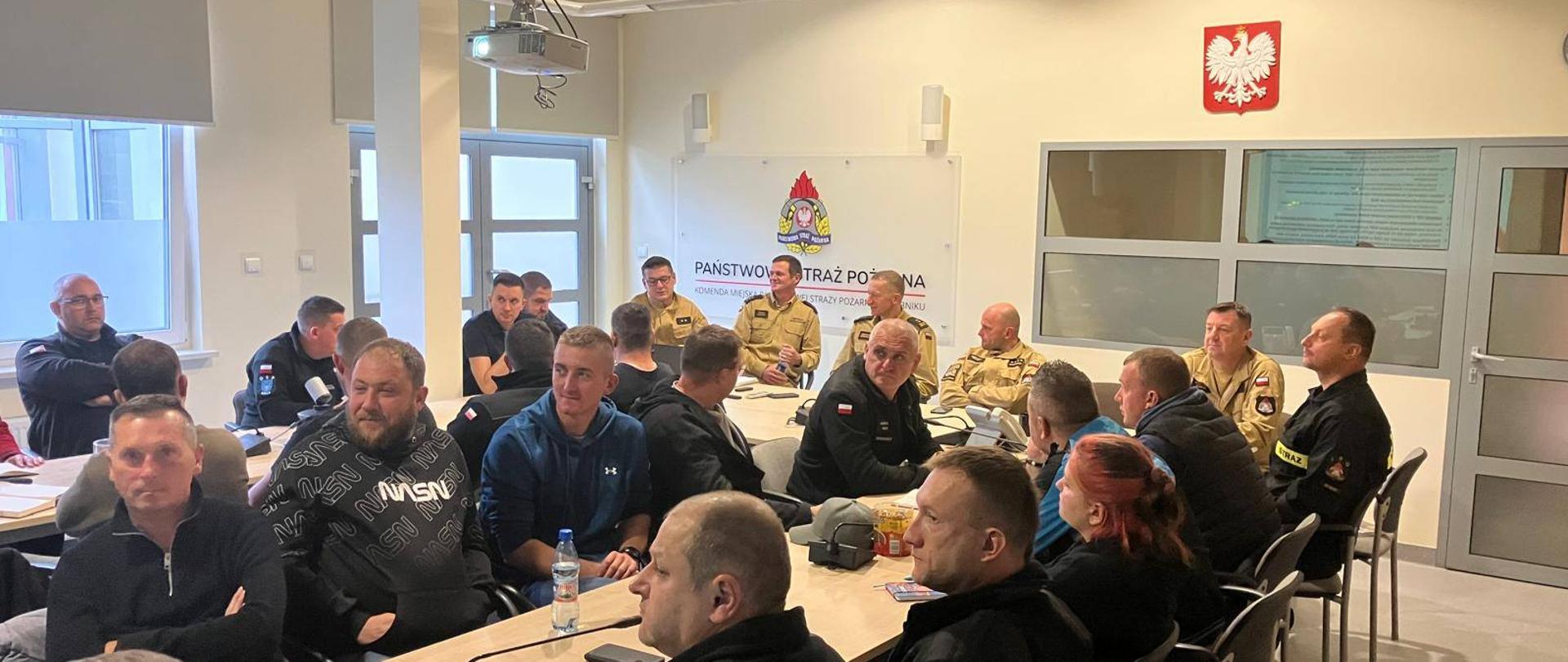 Spotkanie z Naczelnikami OSP z terenu miasta Rybnika i powiatu rybnickiego