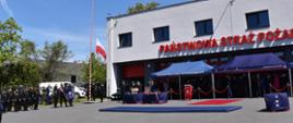 Zdjęcie przedstawia uroczystość Wojewódzkich obchodów Dnia Strażaka