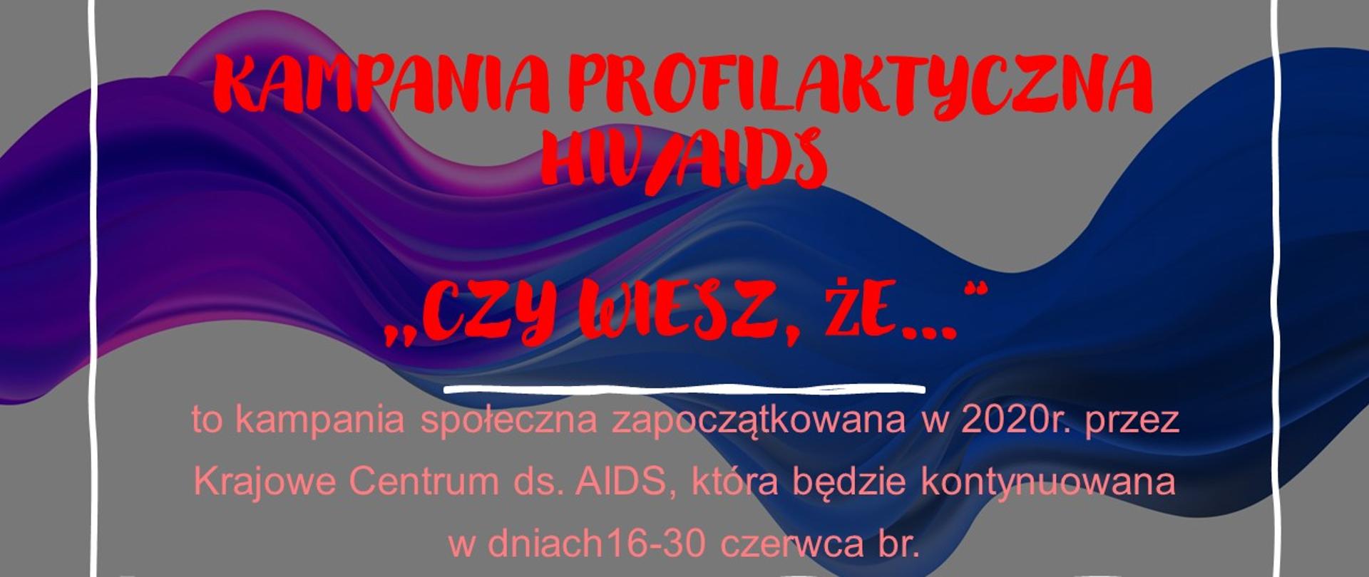 Kampania profilaktyczna HIV/AIDS