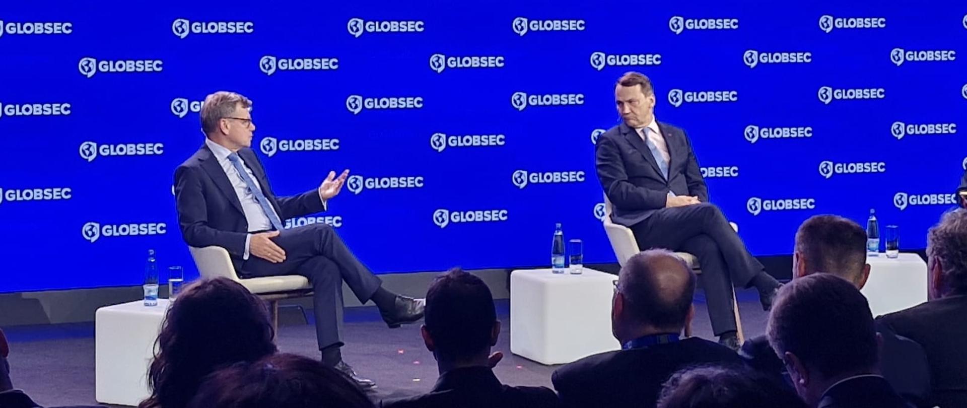 Vicepremiér Sikorski na GLOBSEC Forum 2026