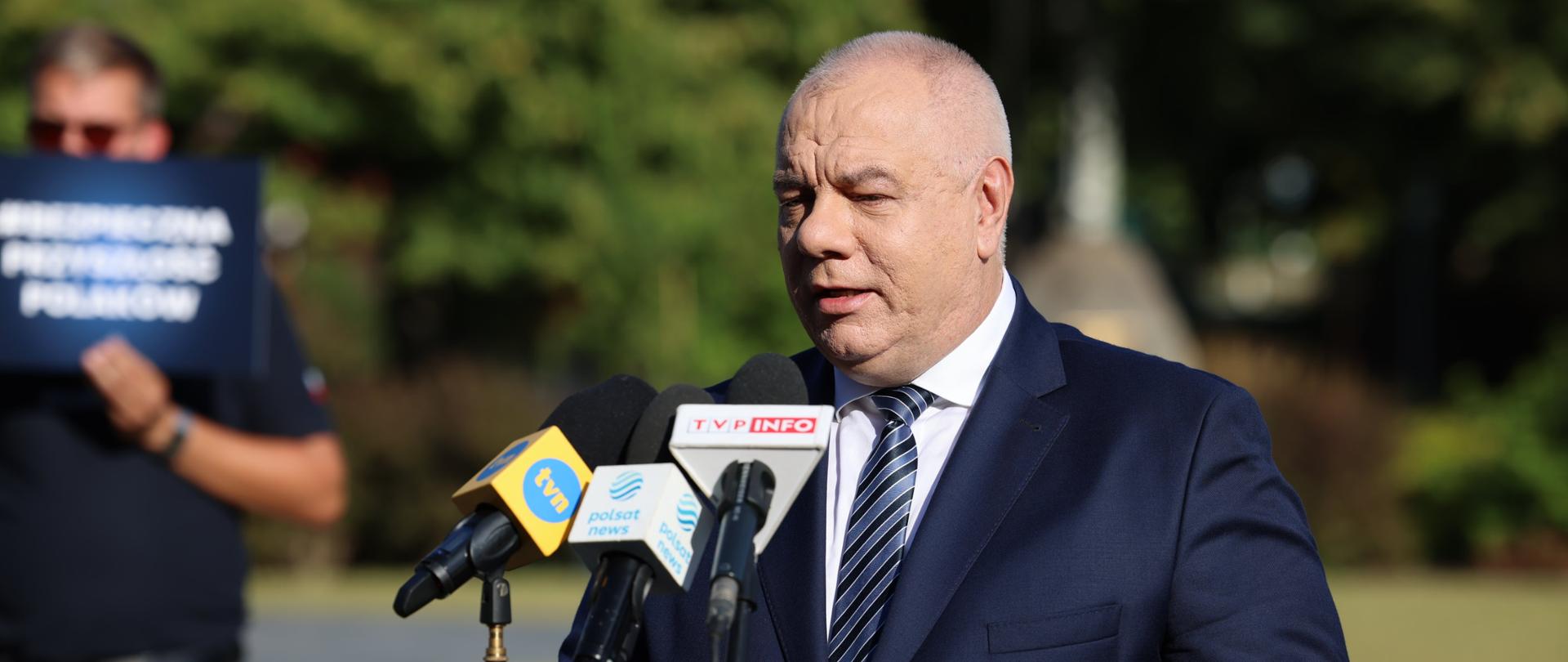 Przemówienie Jacka Sasina w Mielniku