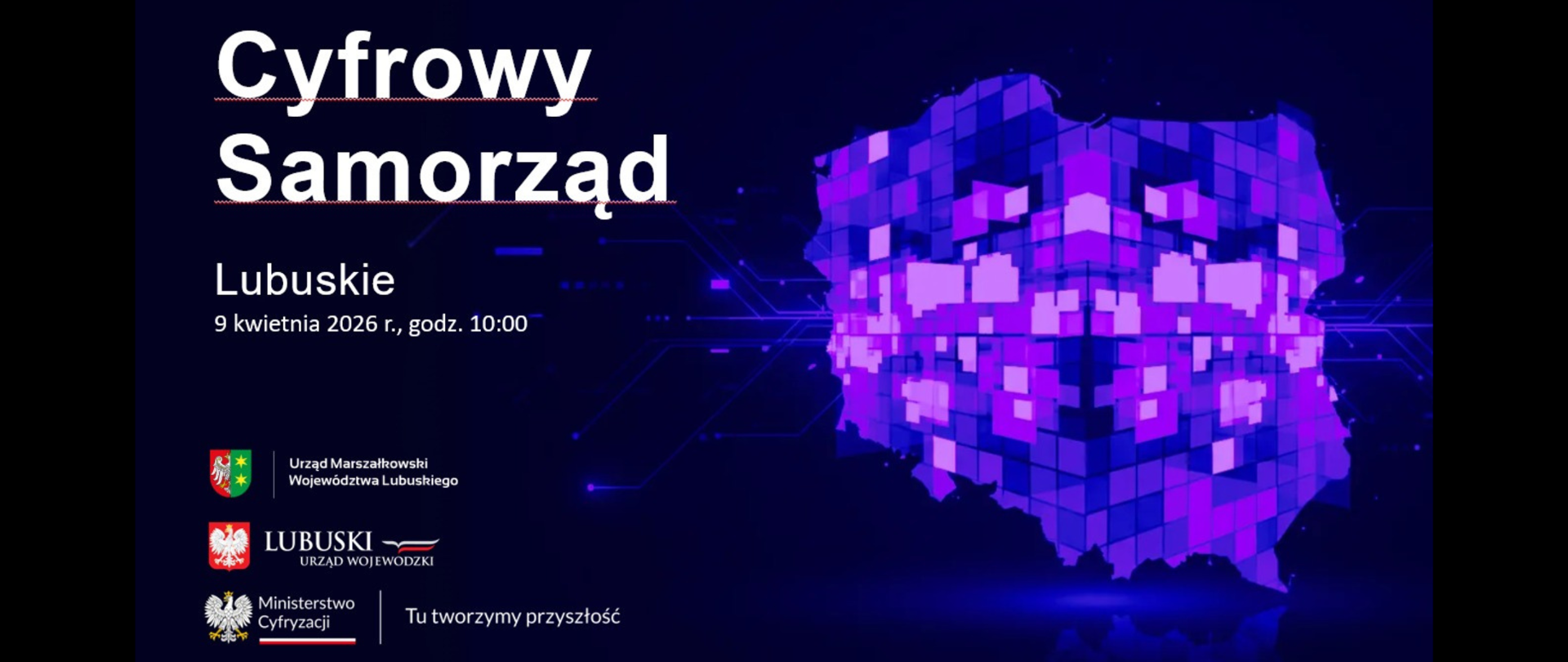  „Cyfrowy samorząd – Lubuskie” - zaproszenie, 9 kwietnia, godz. 10:00