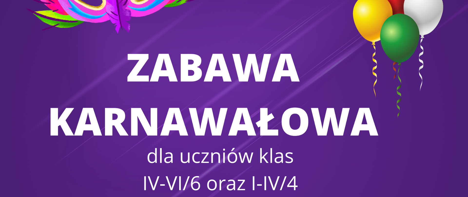 zabawa karnawałowa 8.02.2024