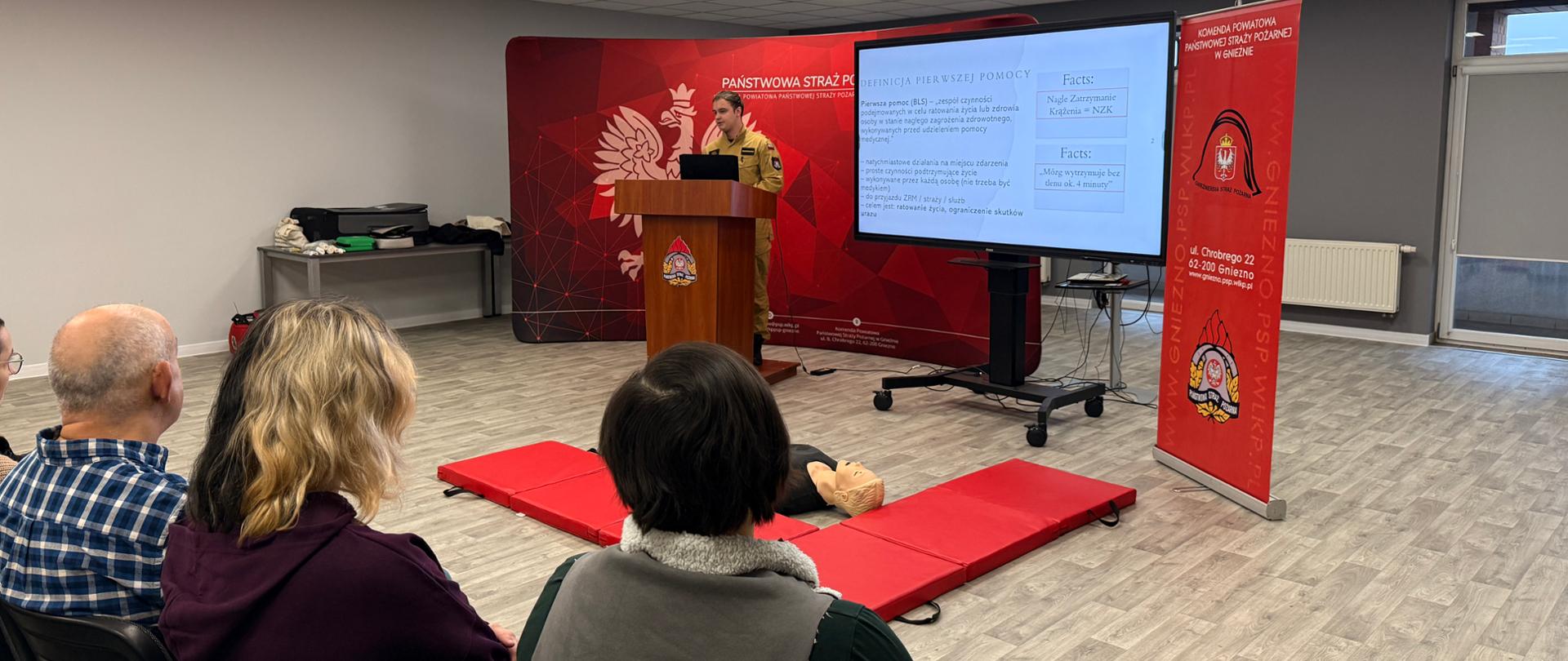 Szkolenie z pierwszej pomocy dla pracowników Biblioteki Publicznej Miasta Gniezna
