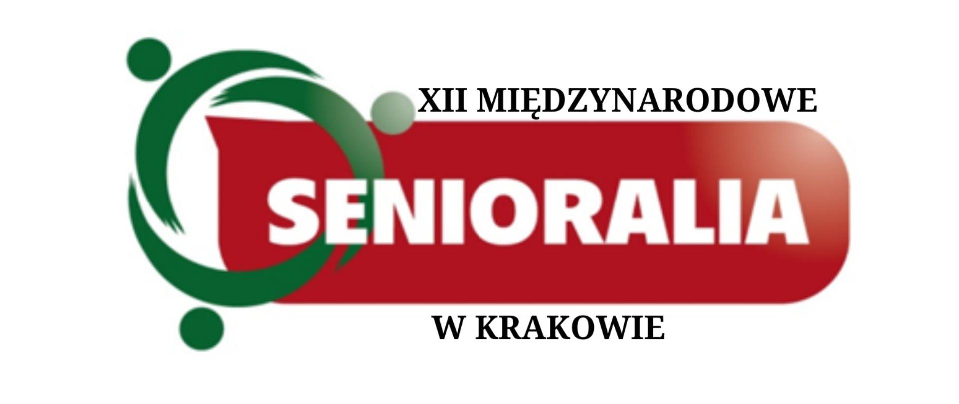 Grafika zawiera logo SENIORALIA w Krakowie