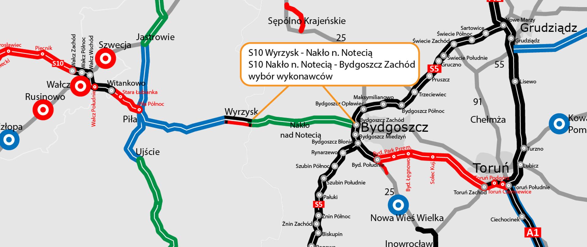 S10 Wyrzysk - Nakło - Bydgoszcz