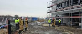 Kolejna wizyta Zastępcy Kujawsko-Pomorskiego Komendanta Wojewódzkiego PSP na placu budowy nowej komendy w Grudziądzu