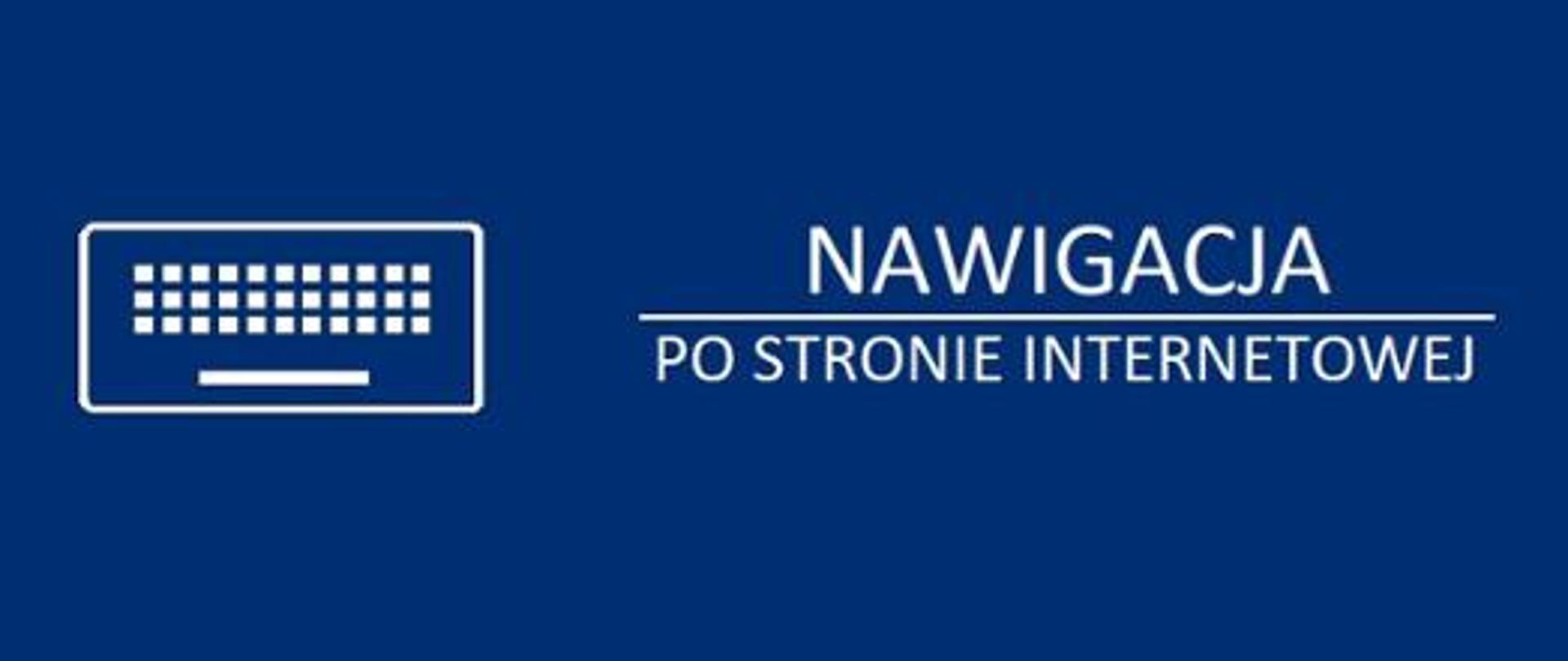 Nawigacja po stronie internetowej.