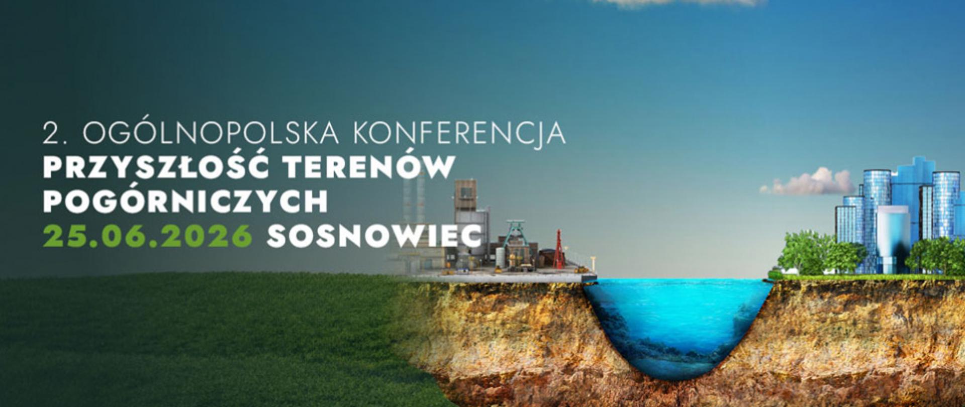 baner konferencji Przyszłość Terenów Pogórniczych