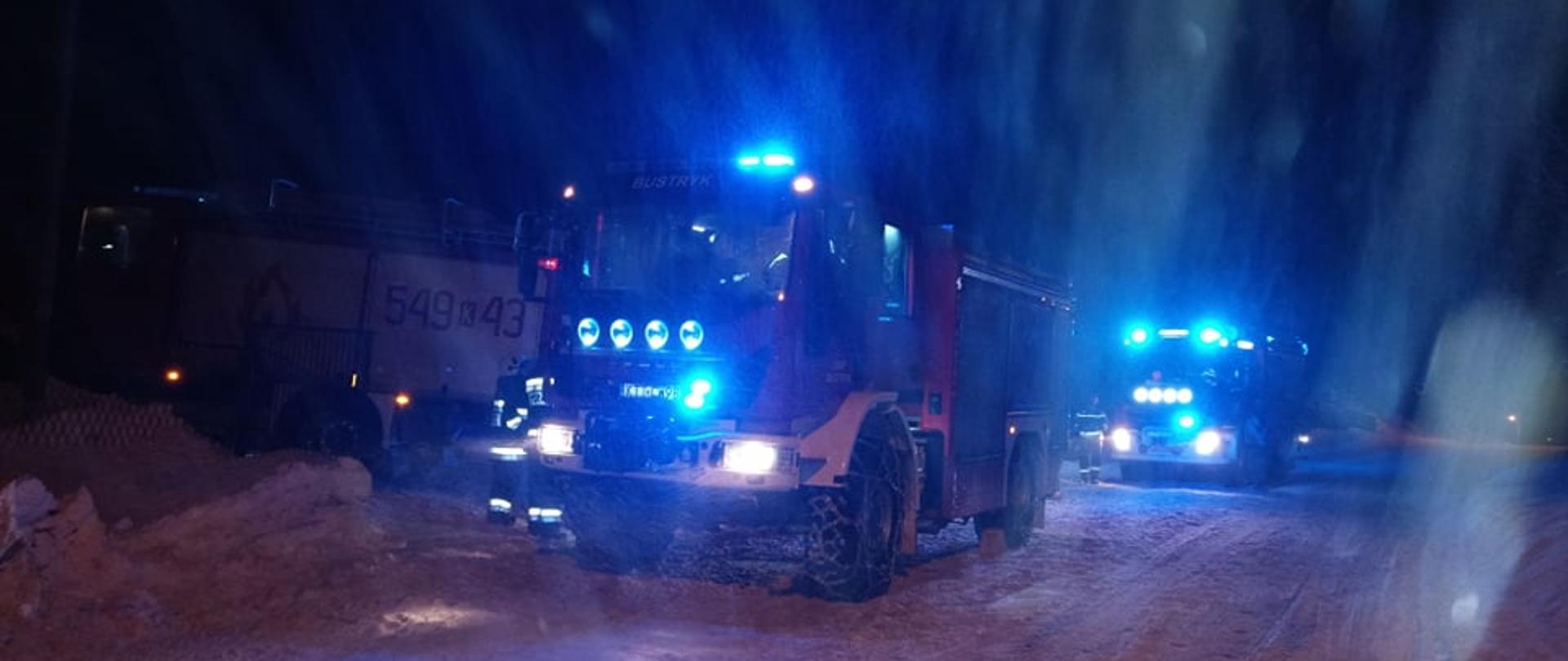 Pożar sadzy w Bustryku