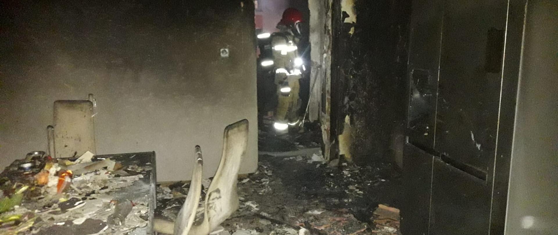 Tragiczny nocny pożar w Potulicach