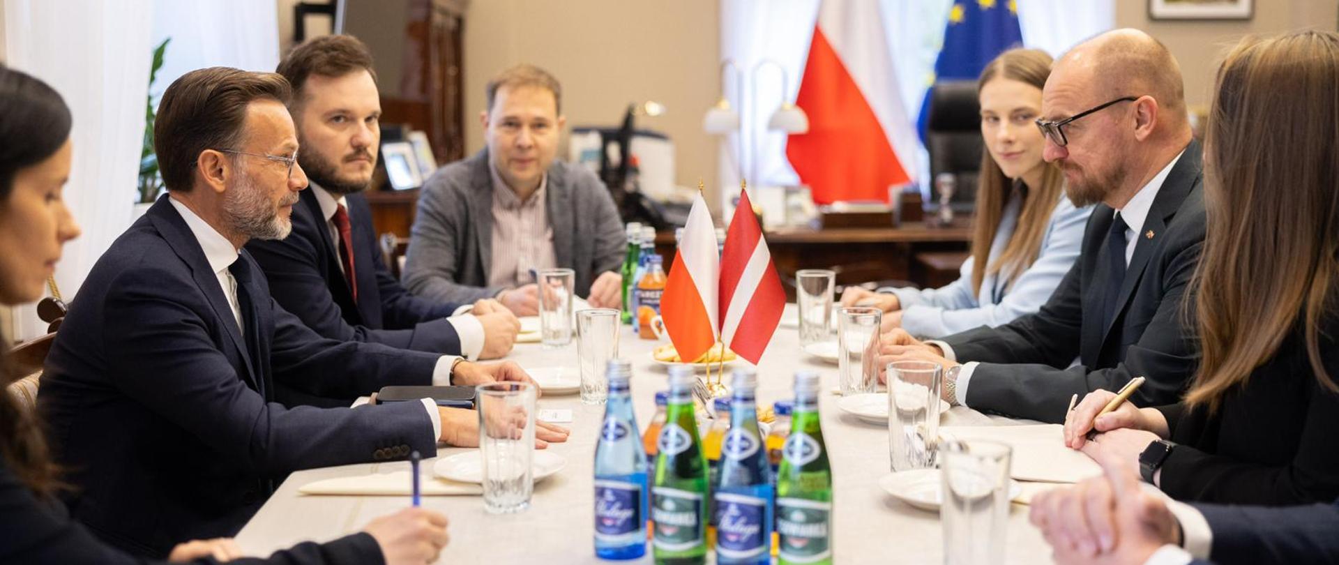 Wizyta nowego ambasadora Łotwy w Polsce