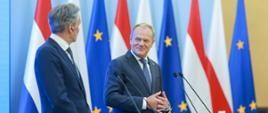 Premier Donald Tusk i Premier Dick Schoof