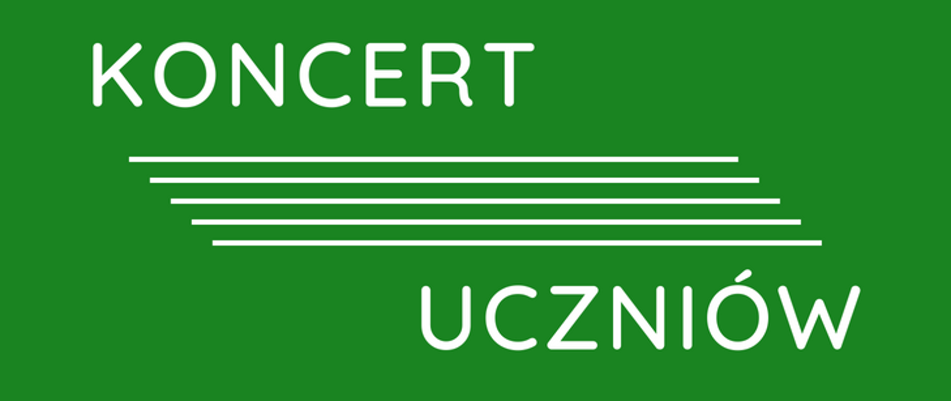 Baner koncert uczniów