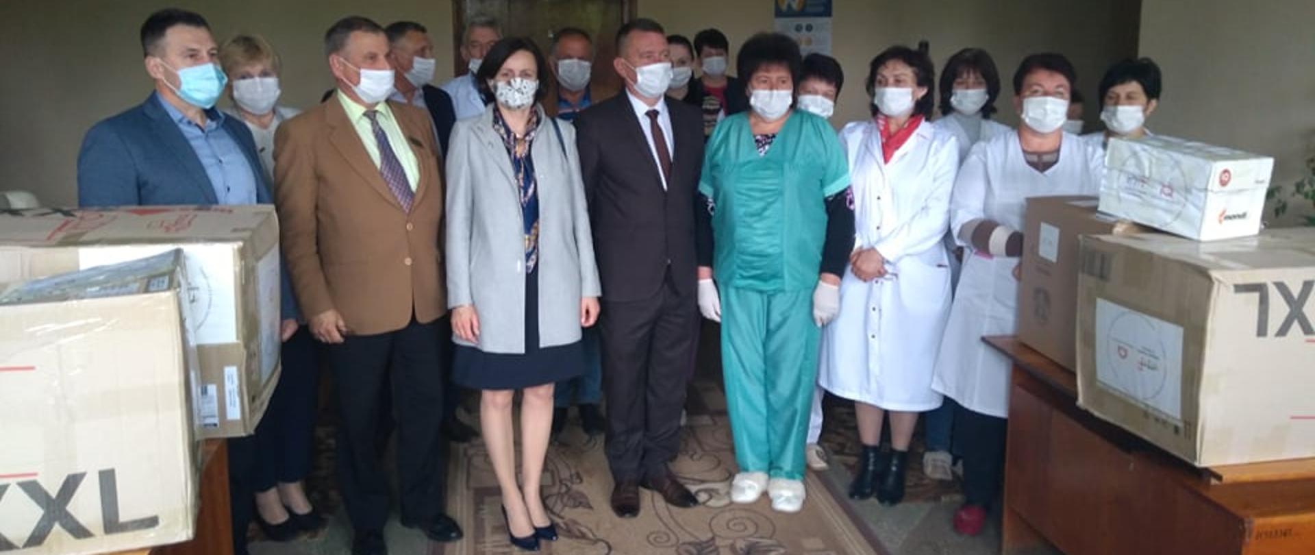 Polska pomoc dla szpitala w Rudkach