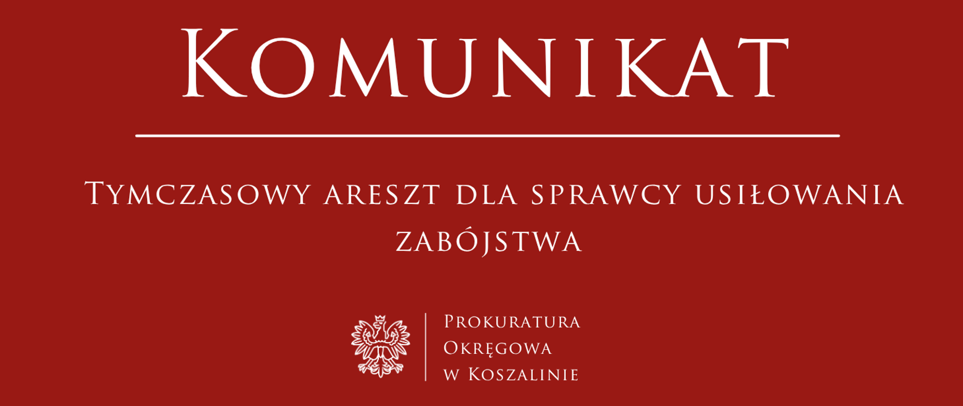  Tymczasowy areszt dla sprawcy usiłowania zabójstwa