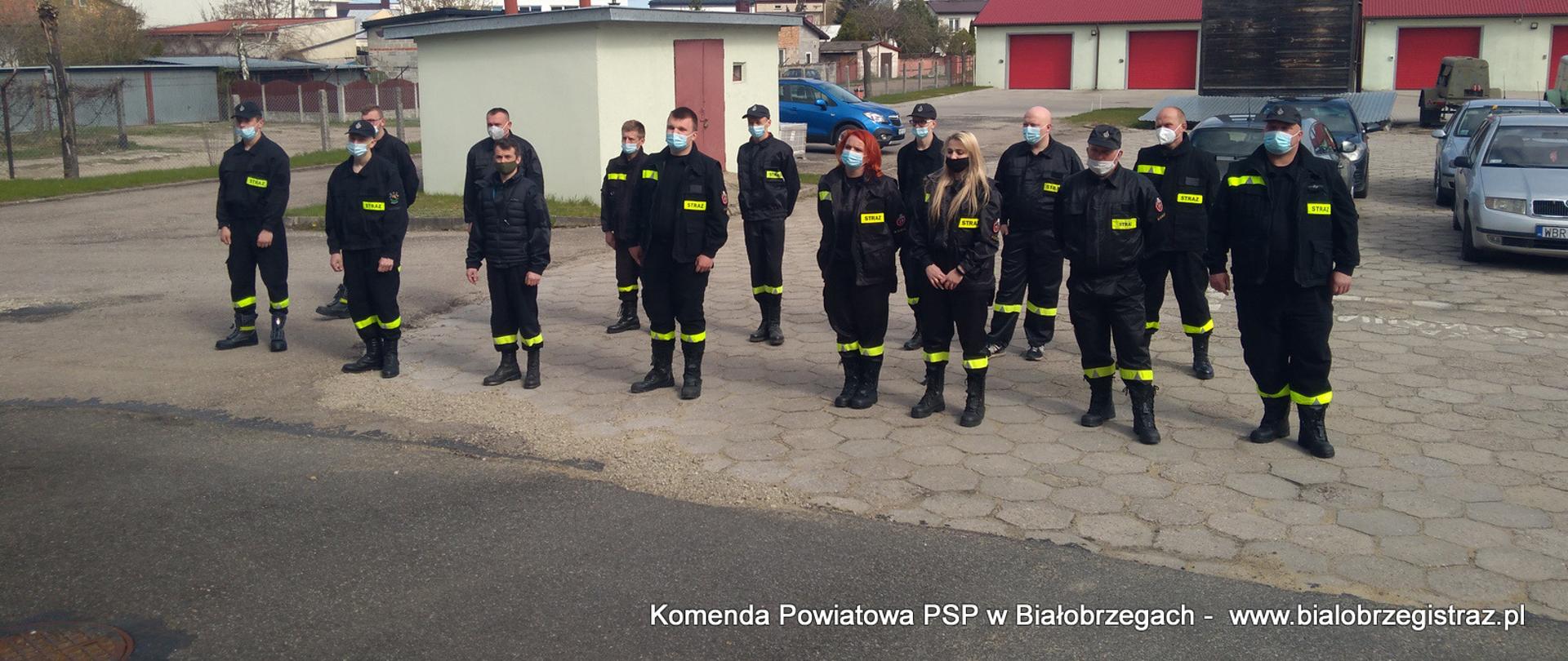 Egzamin - szkolenie strażaków ratowników OSP