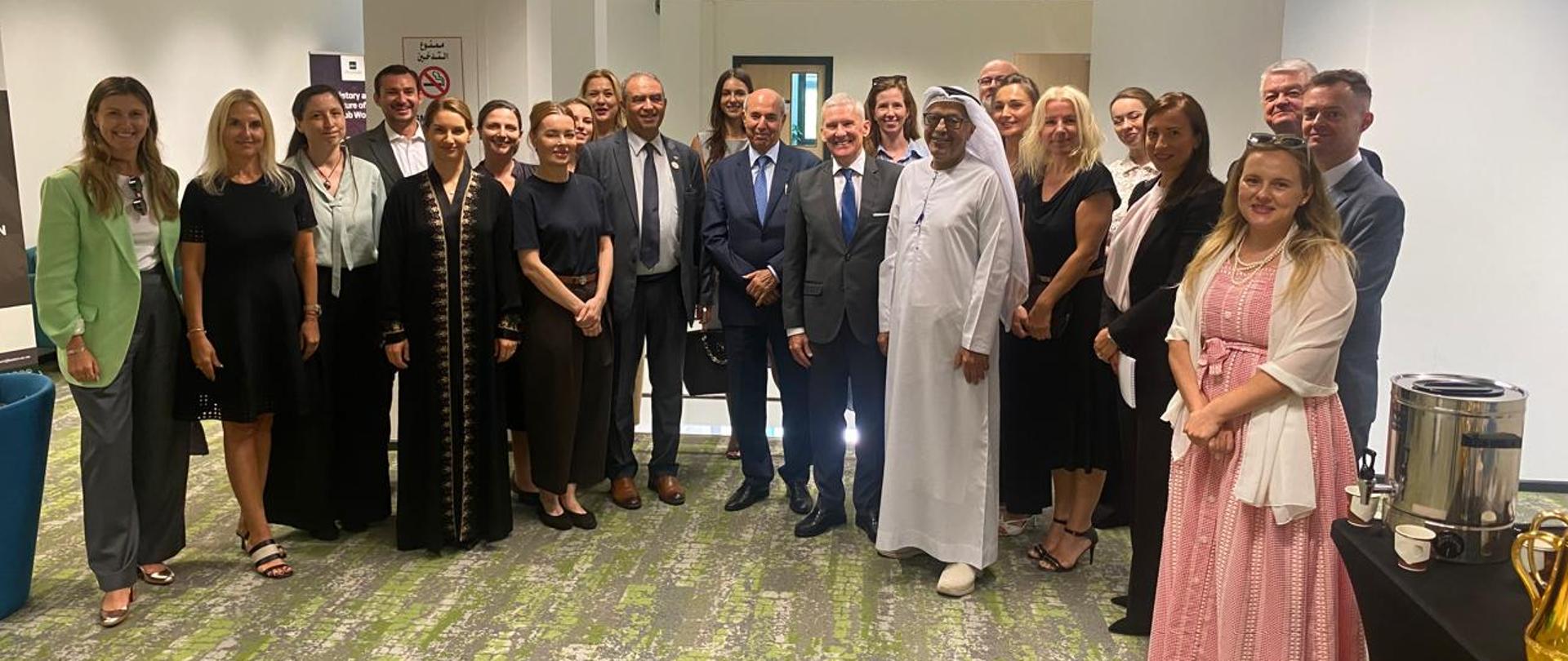 Spotkanie z polskimi firmami w Abu Dhabi School of Managment we współpracy z Abu Dhabi Chamber of Commerce and Industry