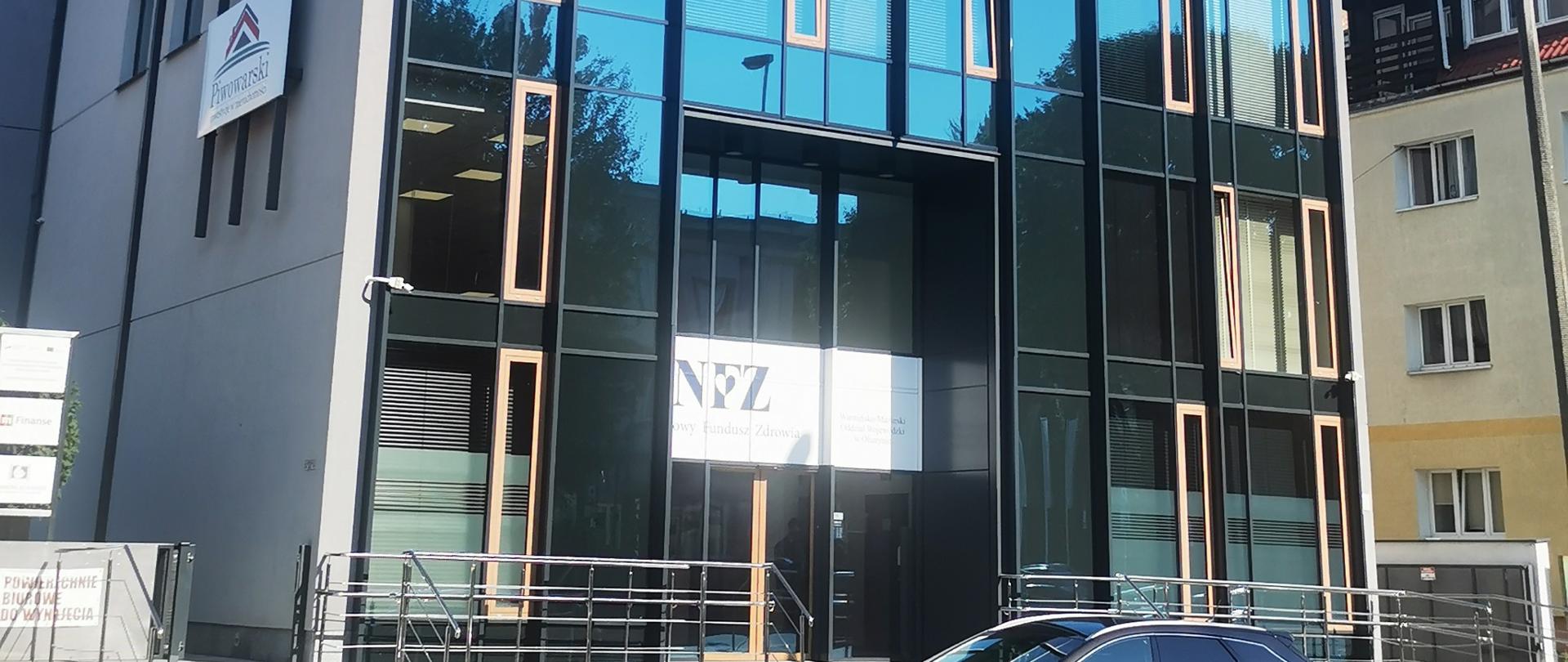 widok Sali Obsługi Klientów Narodowego Funduszu Zdrowia w Olsztynie