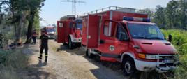 Specjalne pojazdy ratownictwa wodno-nurkowego sekcji ratowniczych działających w ramach SGRW-N "Opole". 
