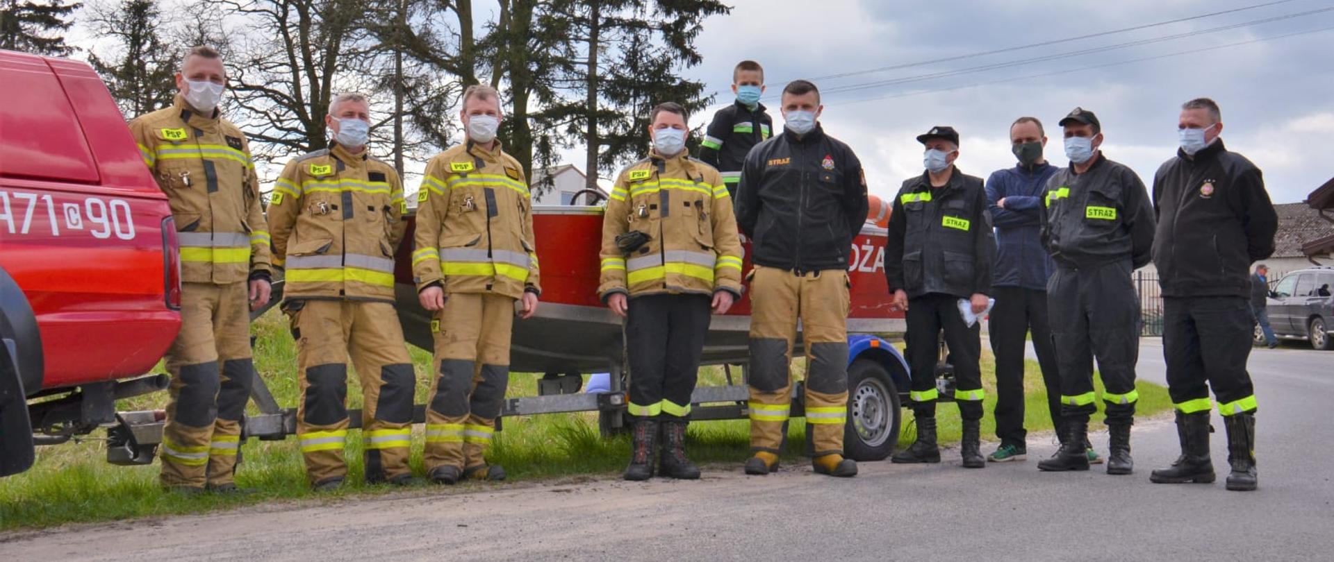 Szkolenie lipnowskich strażaków w zakresie ratownictwa wodnego