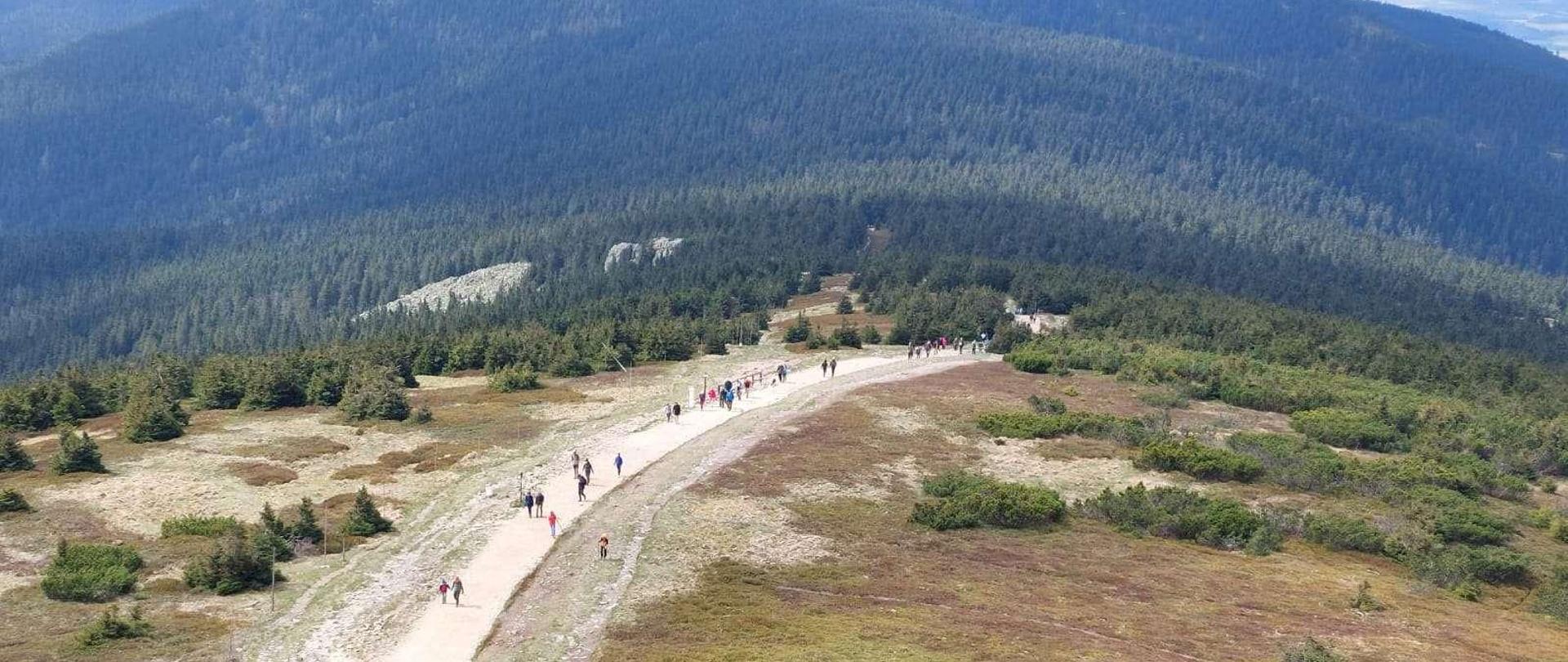 Wspólny patrol terenu rezerwatu przyrody „Śnieżnik Kłodzki”