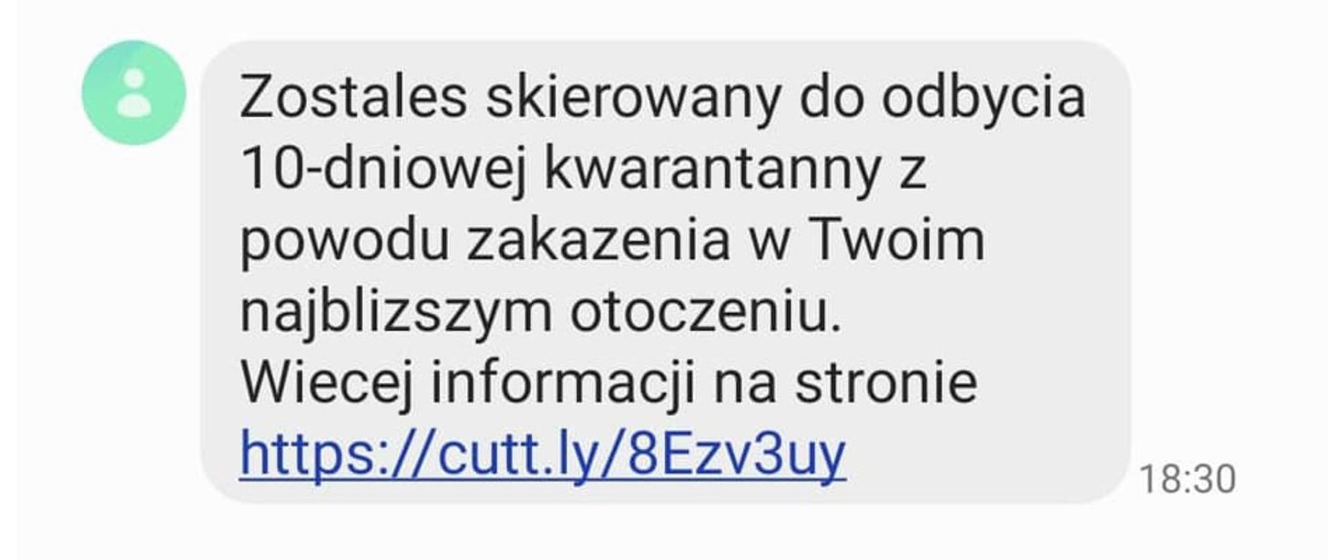 Ostrzeżenie przed fałszywymi SMS-ami.