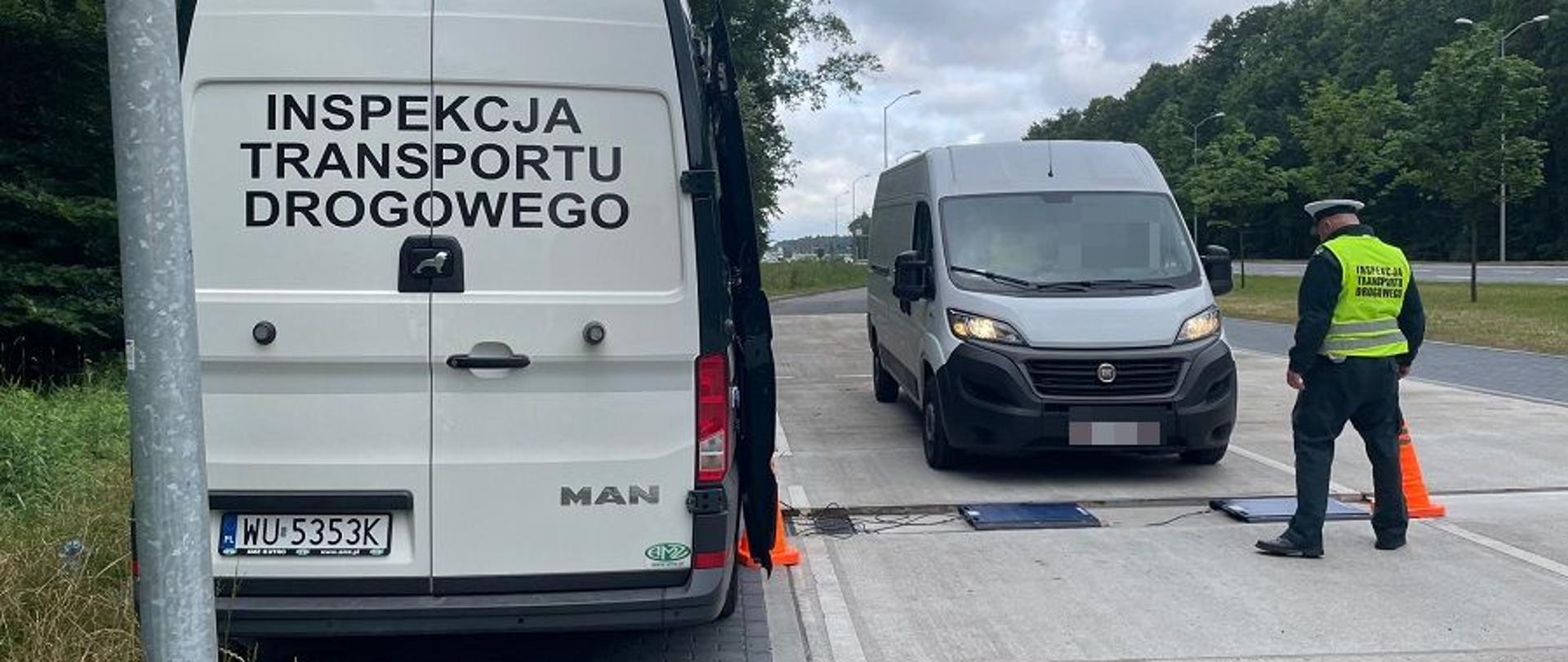 Kontrole dopuszczalnej masy całkowitej załadunku oraz stanu technicznego pojazdów dostawczych poruszających się po szczecińskich drogach