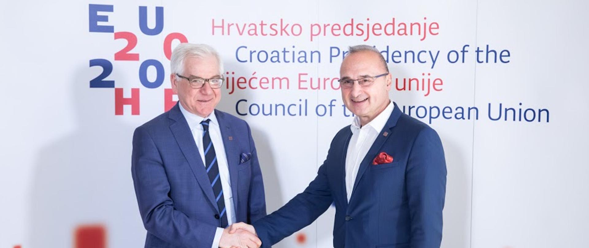 Minister Czaputowicz na Gymnich 