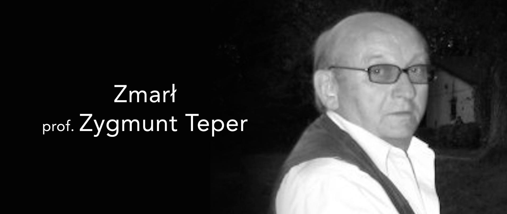 Zdjęcie zmarłego prof. Zygmunta Tepera