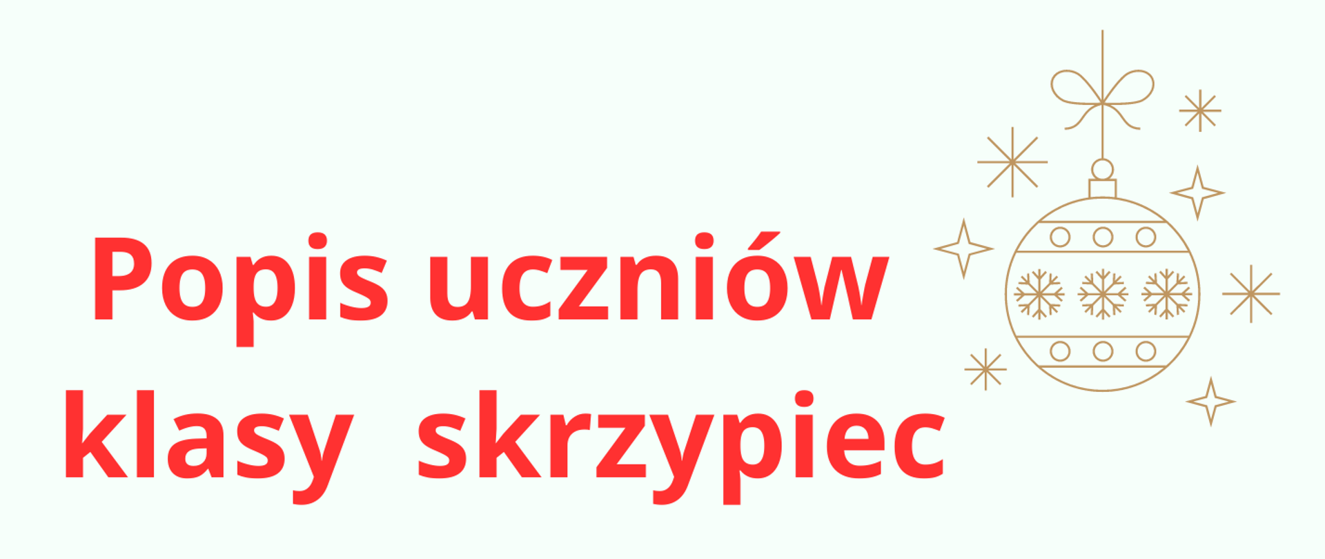 popis uczniów klasy skrzypiec 11.12.2023 godz. 14:00