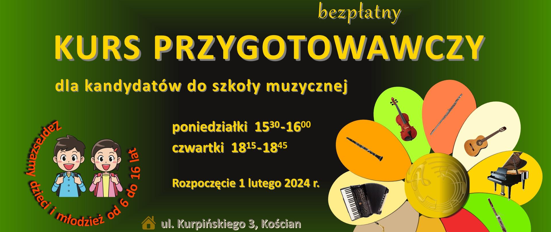 Kurs przygotowawczy dla kandydatów do PSM - plakat