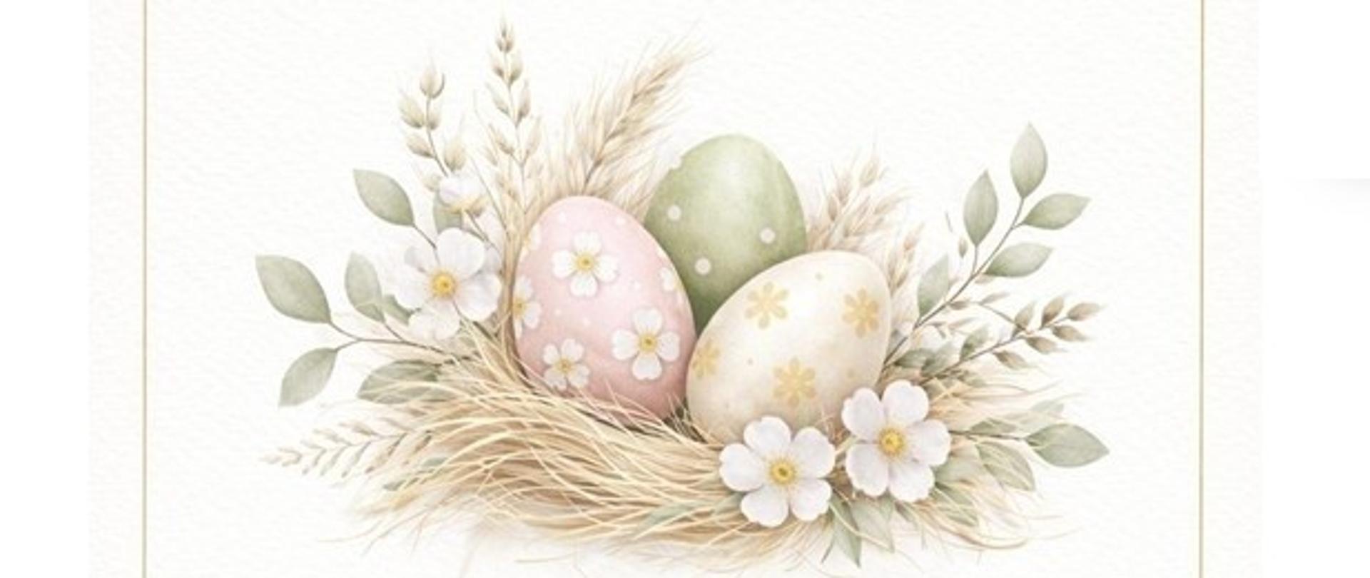 Na zdjęciu widnieją Życzenia Wielkanocne od Państwowego Powiatowego Inspektora Sanitarnego we Włocławku wraz z pracownikami Powiatowej Stacji Sanitarno-Epidemiologicznej we Włocławku o treści
Świąt Wielkanocnych pełnych ciepła, nadziei i miłości. Serdecznych spotkań w gronie rodziny i przyjaciół. Niech Świąteczny czas będzie chwilą odpoczynku i stanie się źródłem siły i energii potrzebnej na każdy dzień życzy Państwowy Powiatowy Inspektor Sanitarny we Włocławku wraz z pracownikami Powiatowej Stacji Sanitarno-Epidemiologicznej we Włocławku