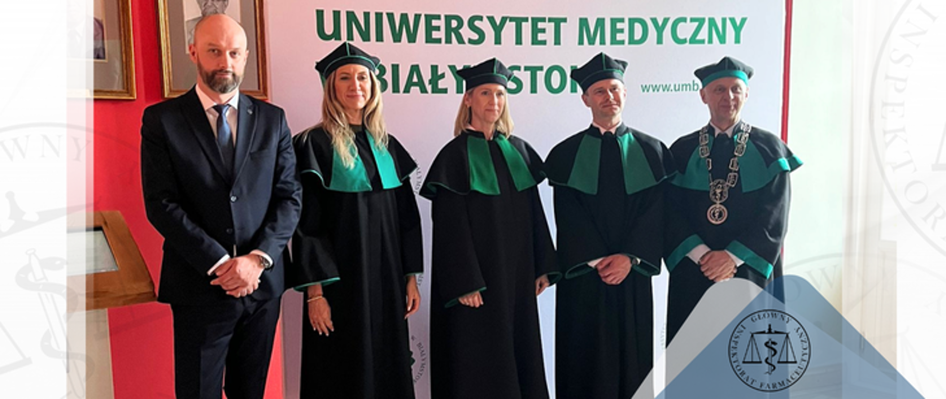 Uroczyste wręczenie dyplomów absolwentom farmacji na Uniwersytecie Medycznym w Białymstoku