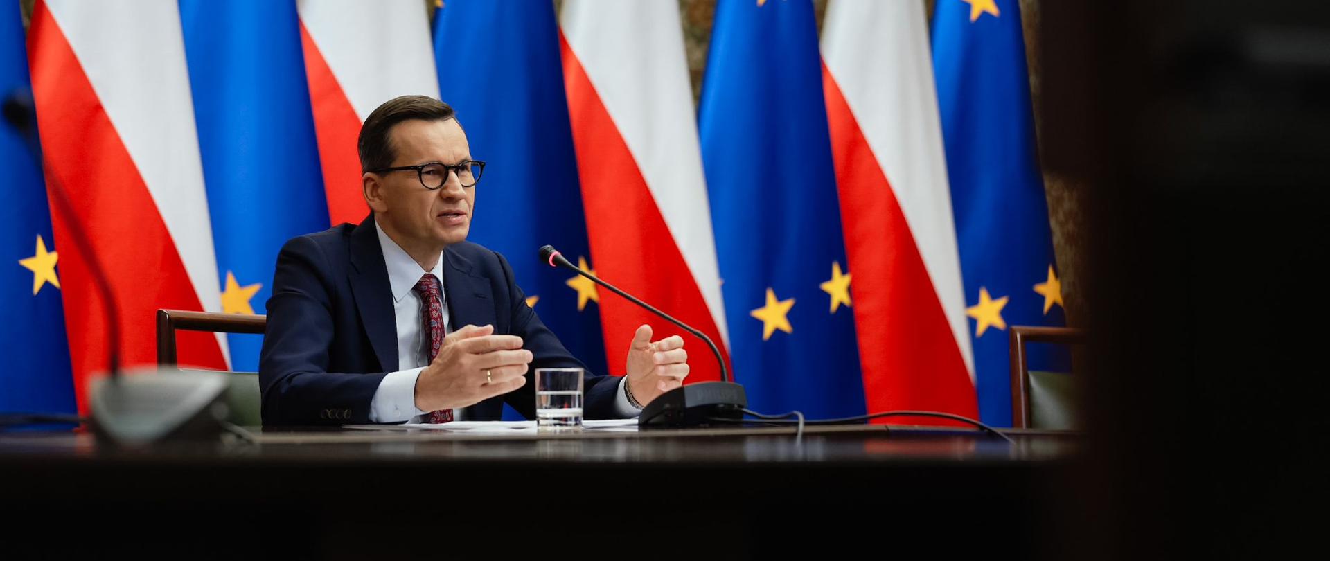 Premier Mateusz Morawiecki przemawia podczas Forum Samorządowego