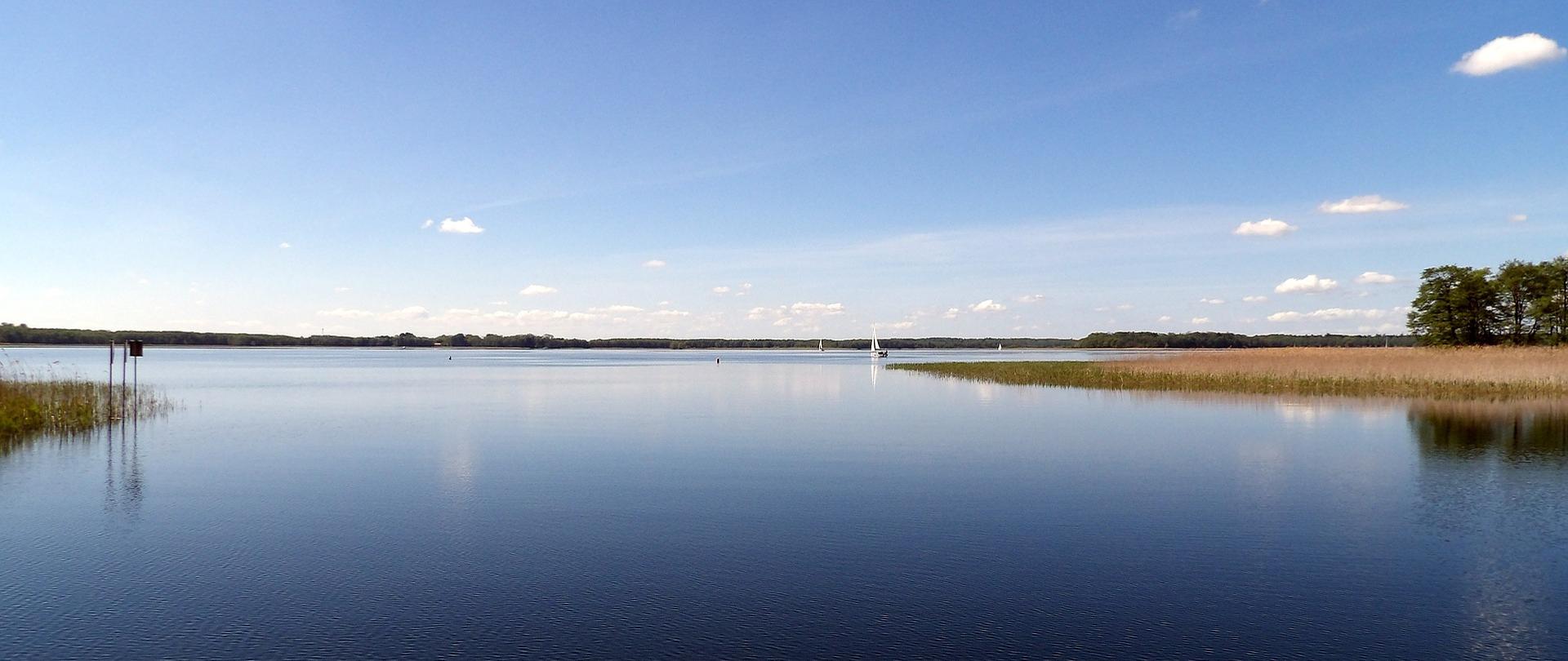 grafika symboliczna - jezioro