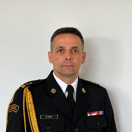 Komendant bryg. mgr. inż. Waldemar Krok