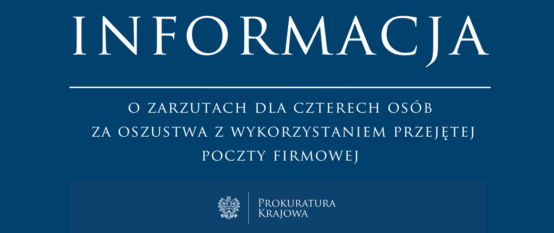 Zarzuty dla czterech osób za oszustwa z wykorzystaniem przejętej poczty firmowej