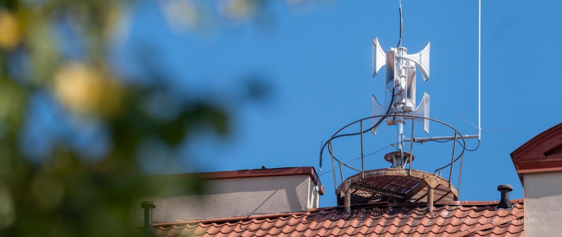 Konferencja prasowa dotycząca modernizacji systemu alarmowania i ostrzegania w województwie podlaskim