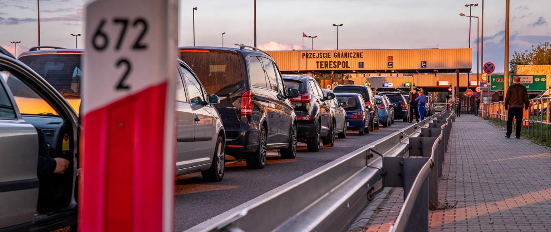 DK2 Terespol, granica z Białorusią