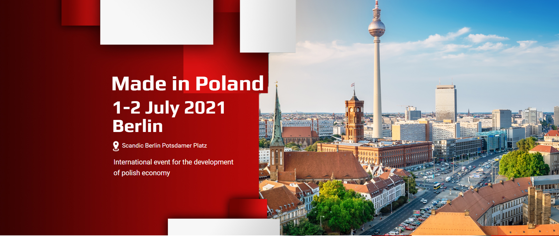Kongres MADE IN POLAND w Berlinie. Grafika okolicznościowa