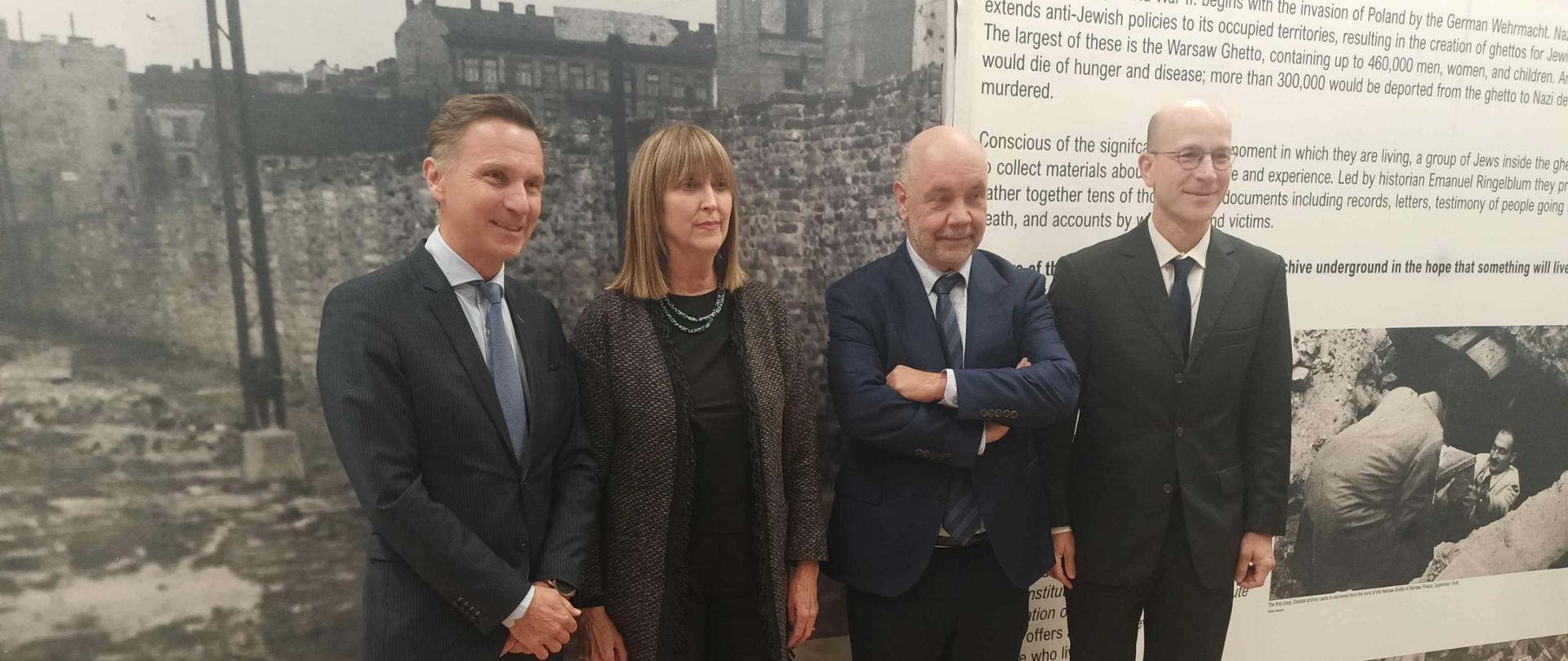 Opening of the exhibition "More Important Than Life: The Underground Archive of the Warsaw Ghetto"
