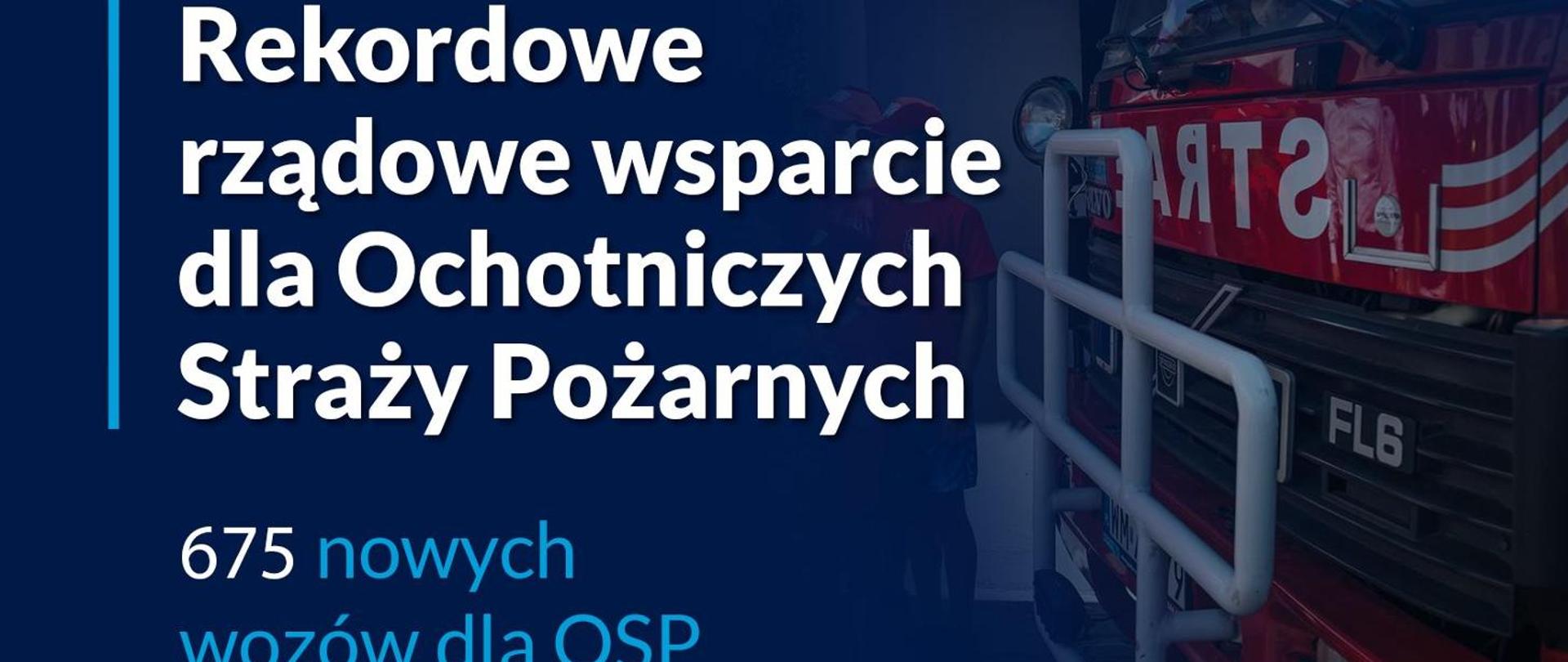 Ilustracja nowe samochody dla OSP