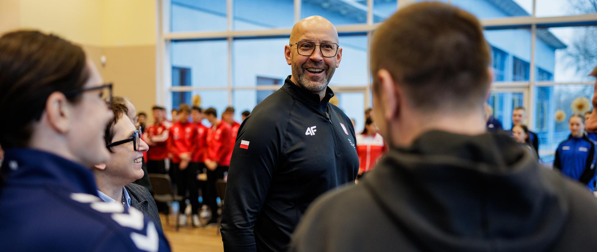 Minister sportu i turystyki Jakub Rutnicki w Gorzowie Wielkopolskim.