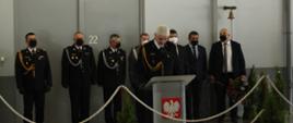 Zdjęcie przedstawia uroczystość Obchodów Dnia Strażaka w Bielsku-Białej