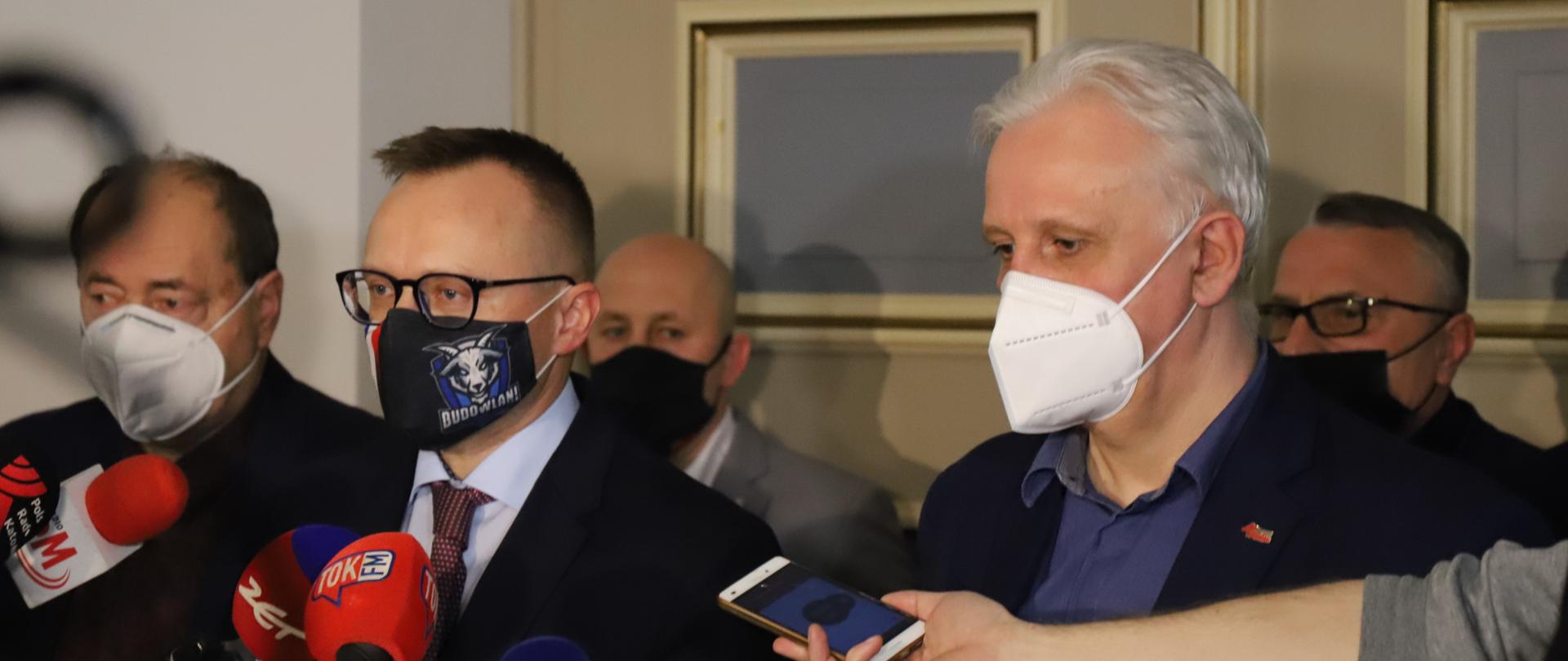 Na zdjęciu Artur Soboń i Dominik Kolorz. 